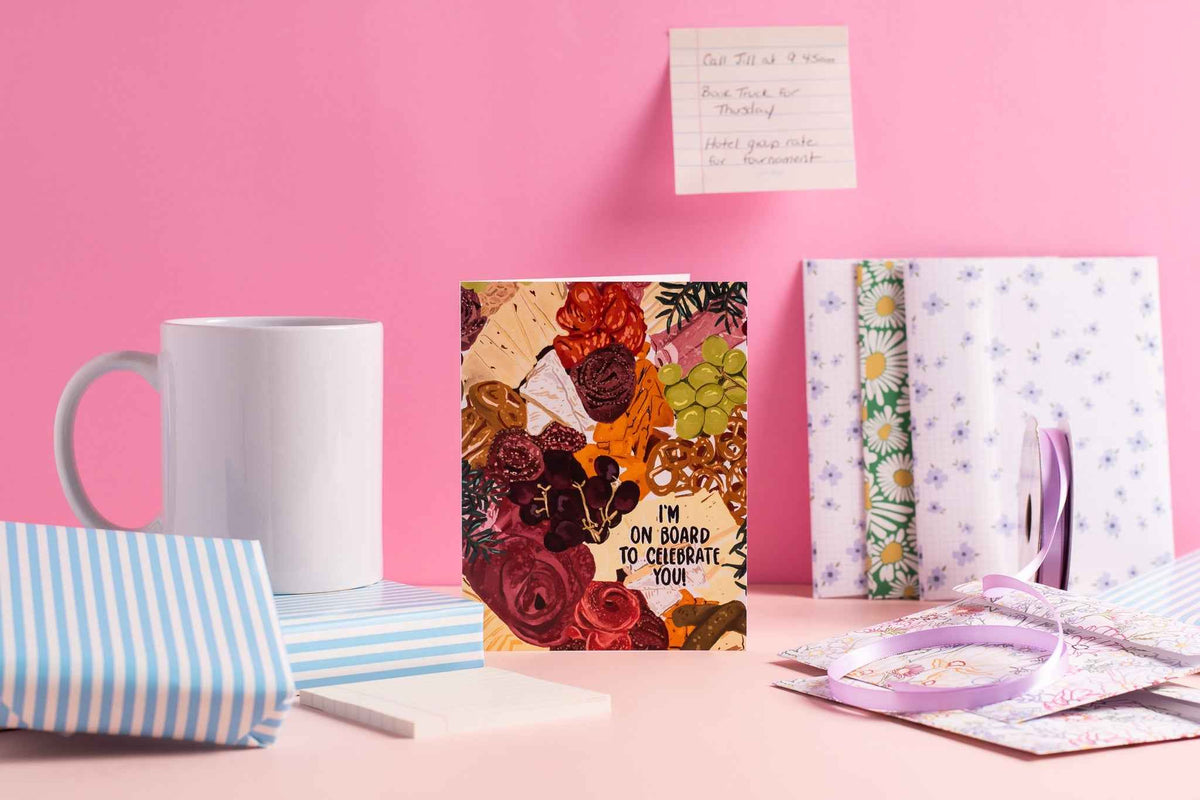 I'm On Board To Celebrate You! - Greeting Card