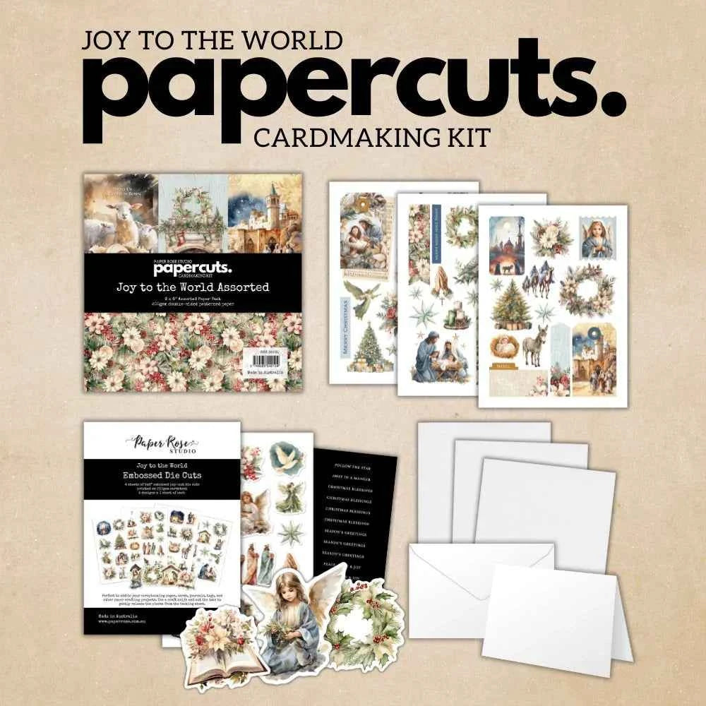 Joy to the World Papercuts Cardmaking Kit 35530