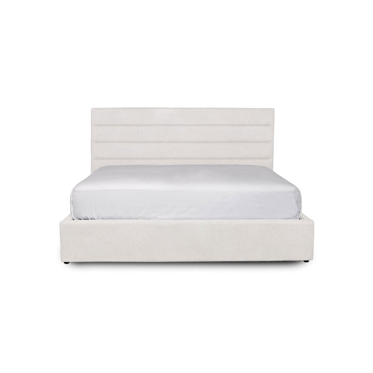Justin Queen Storage Bed - Cream