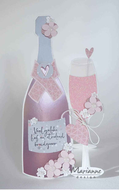 Craft Stencil Champagne by Marleen