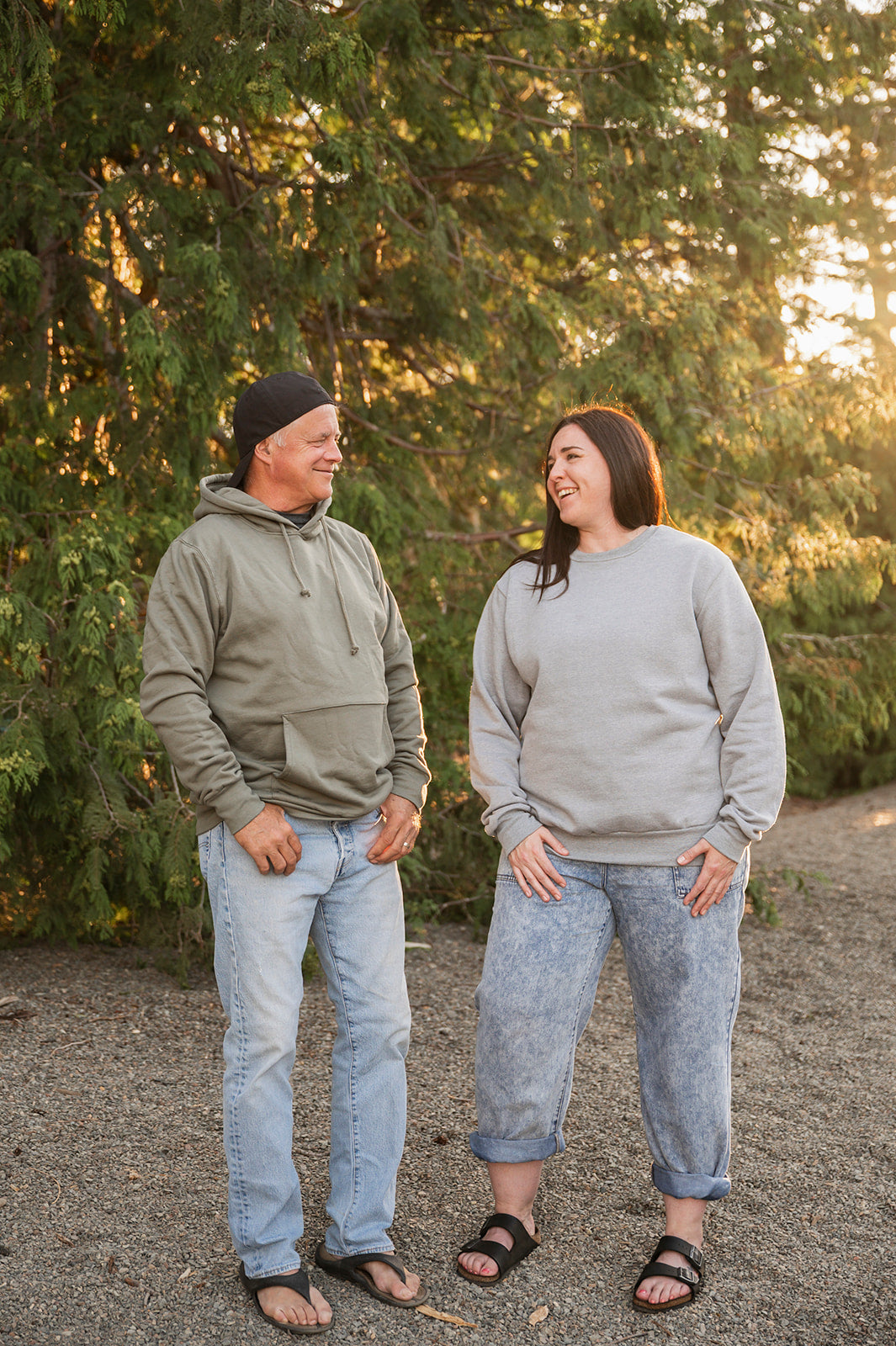 Unisex Organic Cotton Hoodie - Blank Apparel - Sage Grey
