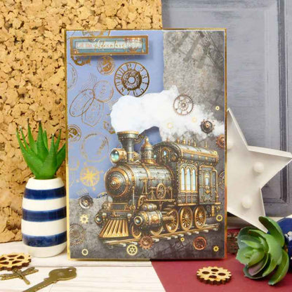 Clockwork Curiosities Luxury Foiled Cardstock
