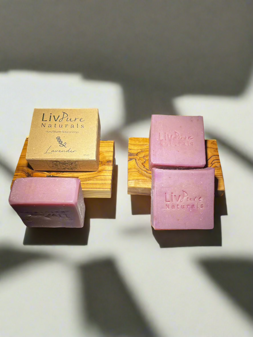 Lavender-Olive Oil Soap Bar | Organic Moisturizer & Natural Cleanser