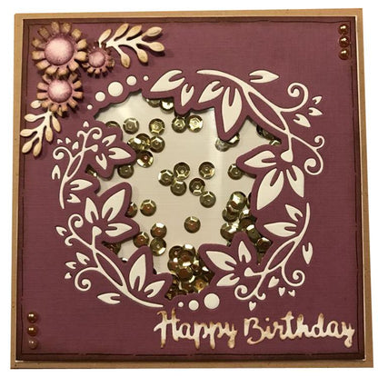 Nellies Choice Multi Frame Die - Happy Birthday