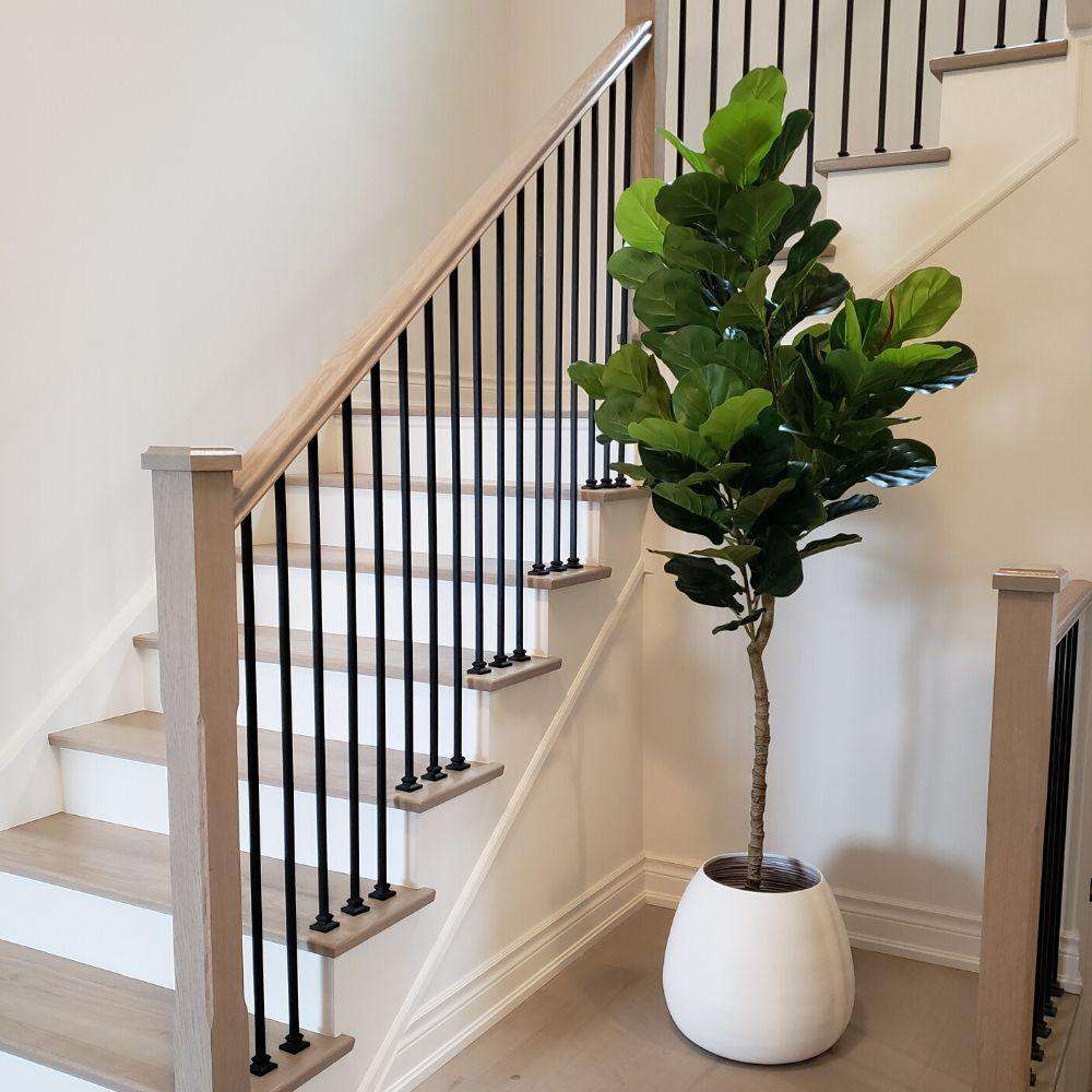 Mila Artificial Fiddle Leaf Potted Plant (Multiple Sizes)