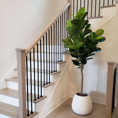 Mila Artificial Fiddle Leaf Potted Plant (Multiple Sizes)