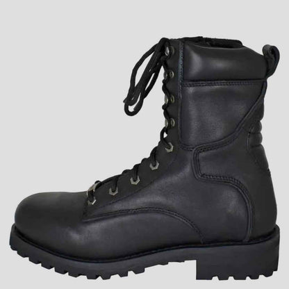 Open Road Men's 8" Quilted Motorcycle Boots