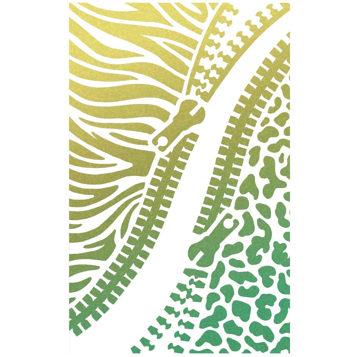 Texture Stencil 5"x8" Double Zip