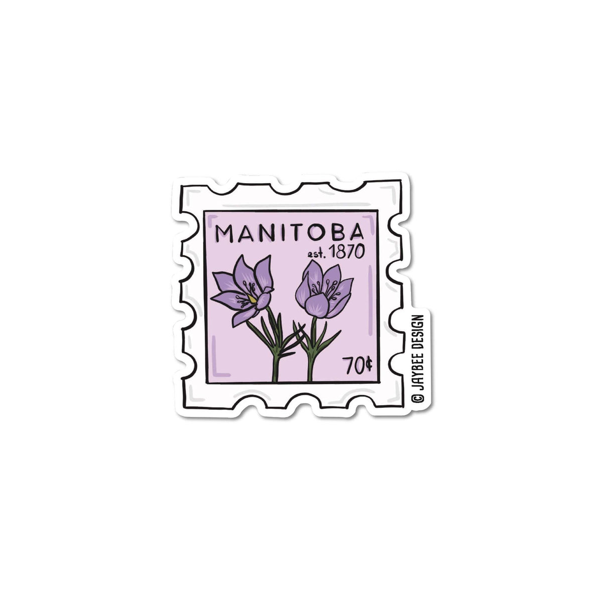 Canada Stamp Vinyl Sticker Pack