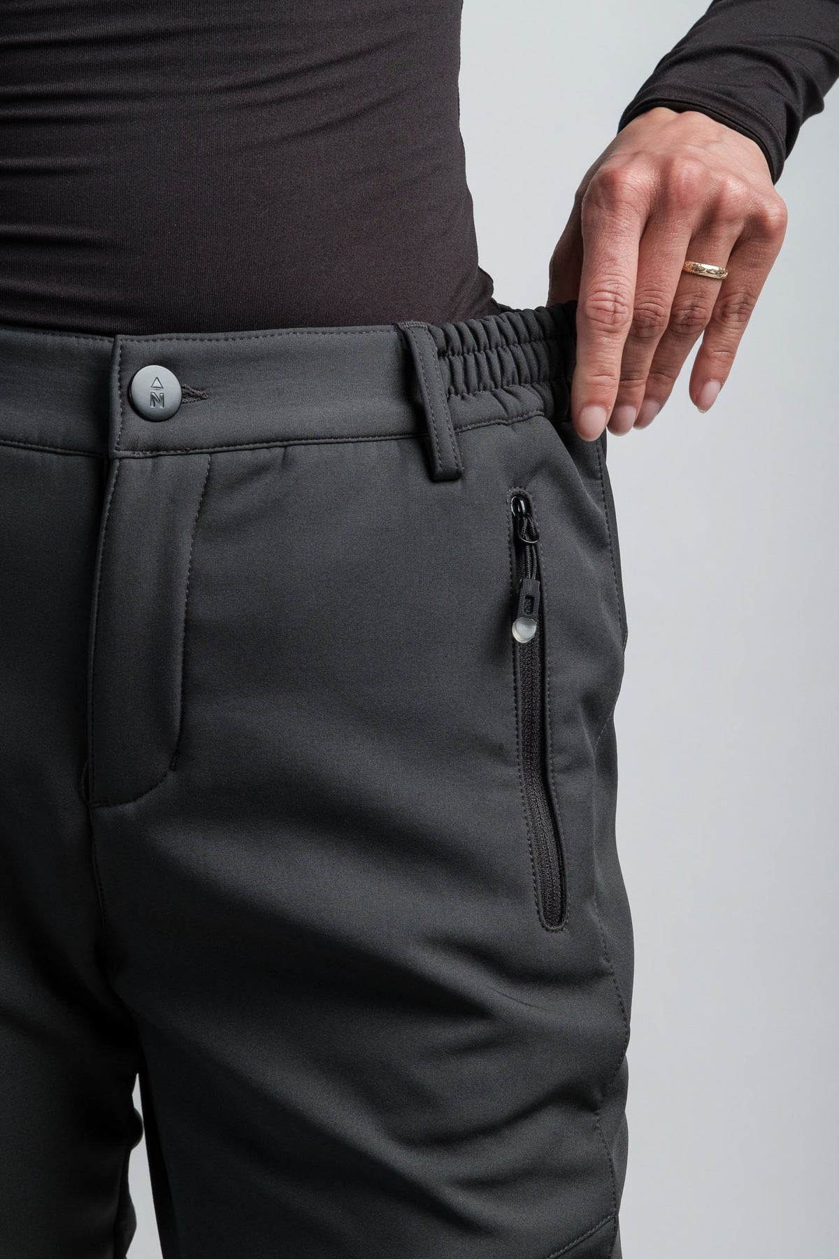 [Gray] Women's High Waist V2 Adventure Water Resistant Pants