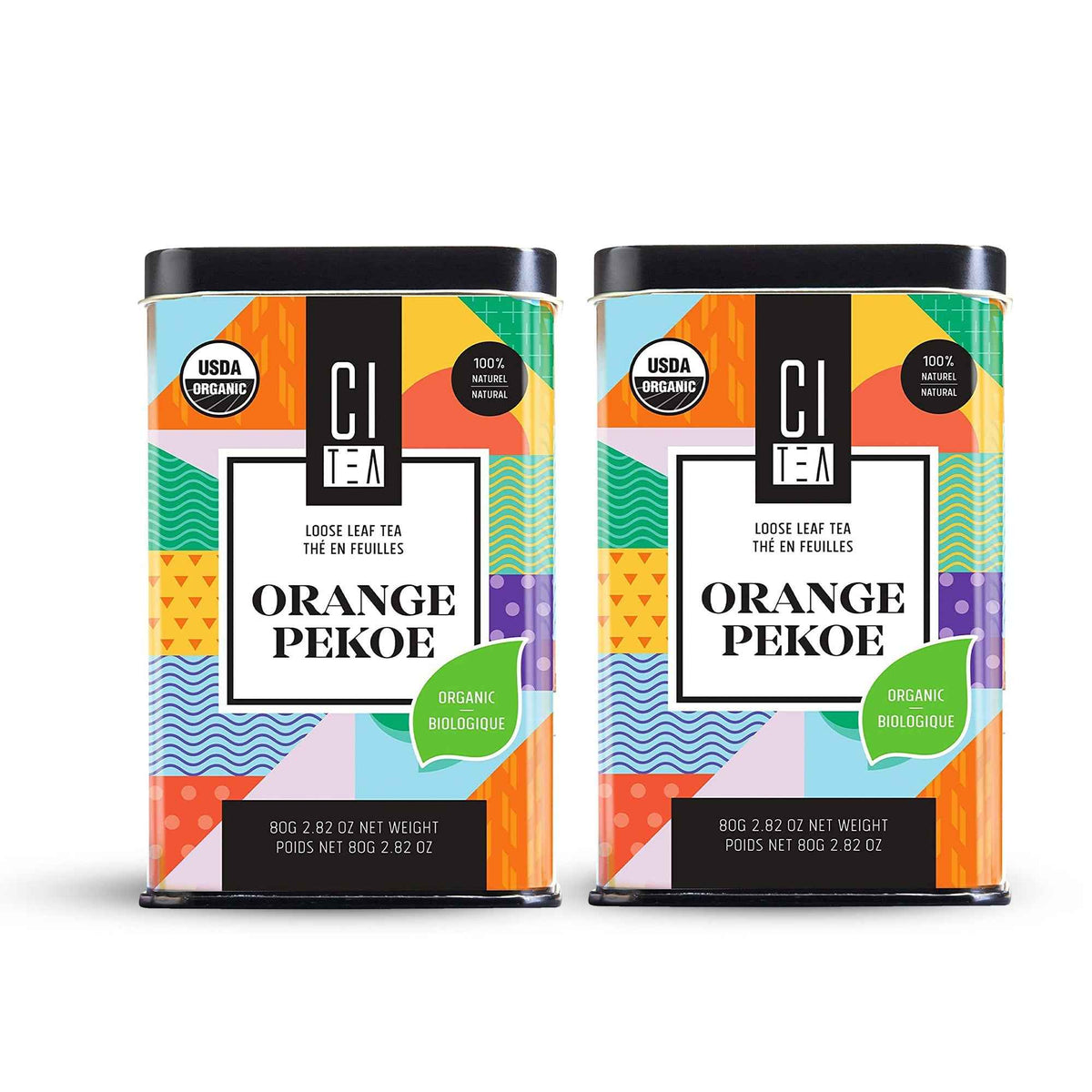 Organic Orange Pekoe Loose Leaf Tea Bundle of Two