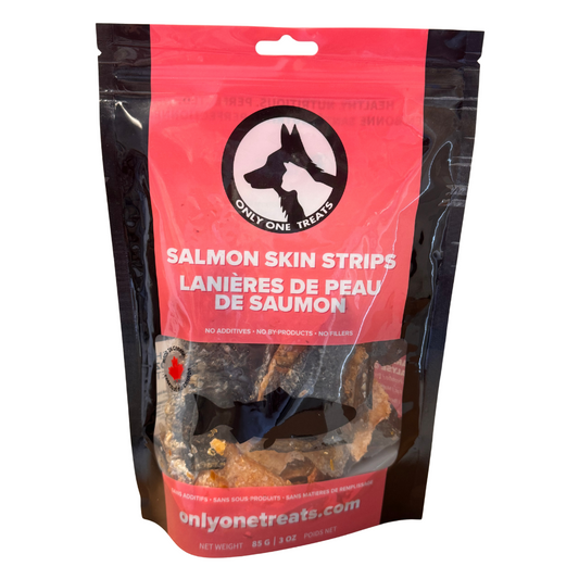 Salmon Skin Strips 85g