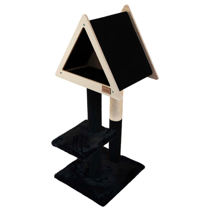 Teepee Hideout - Deluxe 2-Level Cat Tree