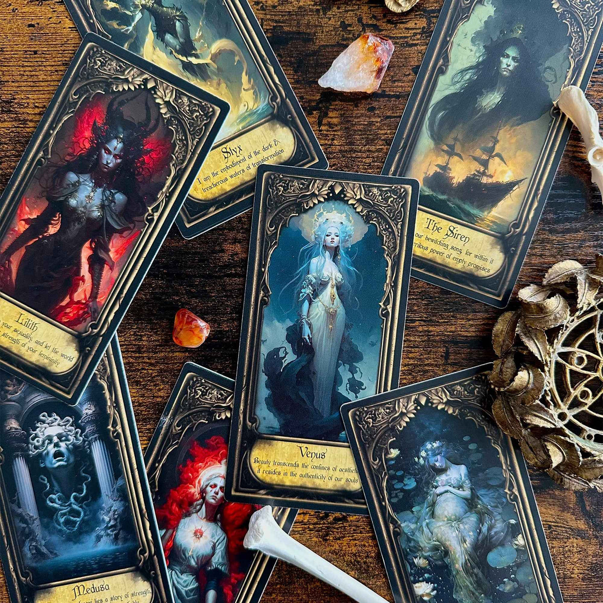 Obsidian Veil Oracle Deck