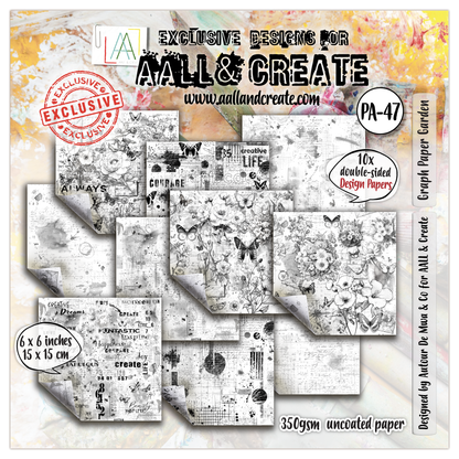 AALL and Create - 6x6 Design Paper - Graph Paper Garden
