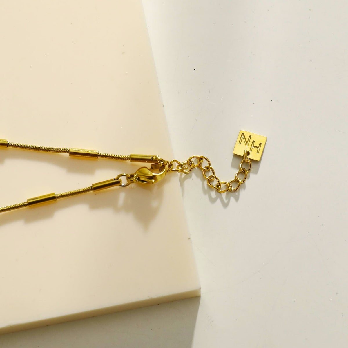 CYRILLIA Tubular Beaded Chain Necklace