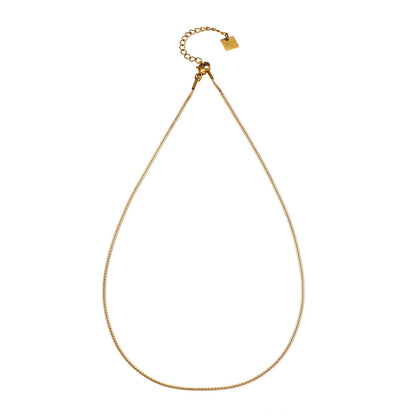 JOSEPHA Gold: Mini Textured Dainty Chain
