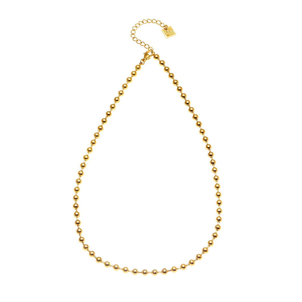 BROXLOV Gold: Ball-Chain Daily Wear Chain Necklace