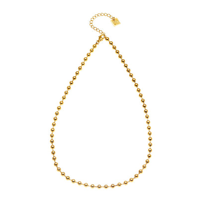BROXLOV Gold: Ball-Chain Daily Wear Chain Necklace