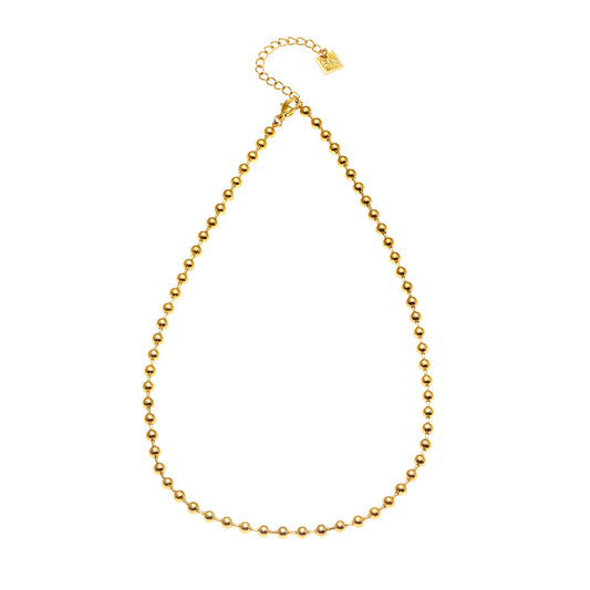 BROXLOV Gold: Ball-Chain Daily Wear Chain Necklace