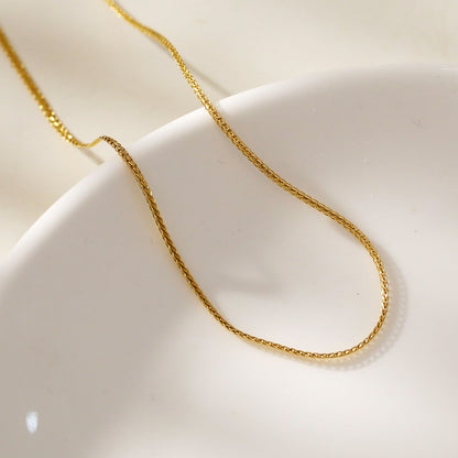 JOSEPHA Gold: Mini Textured Dainty Chain