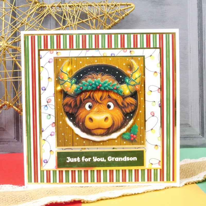 Festive Splendid Sentiments for Square Pocket Pad