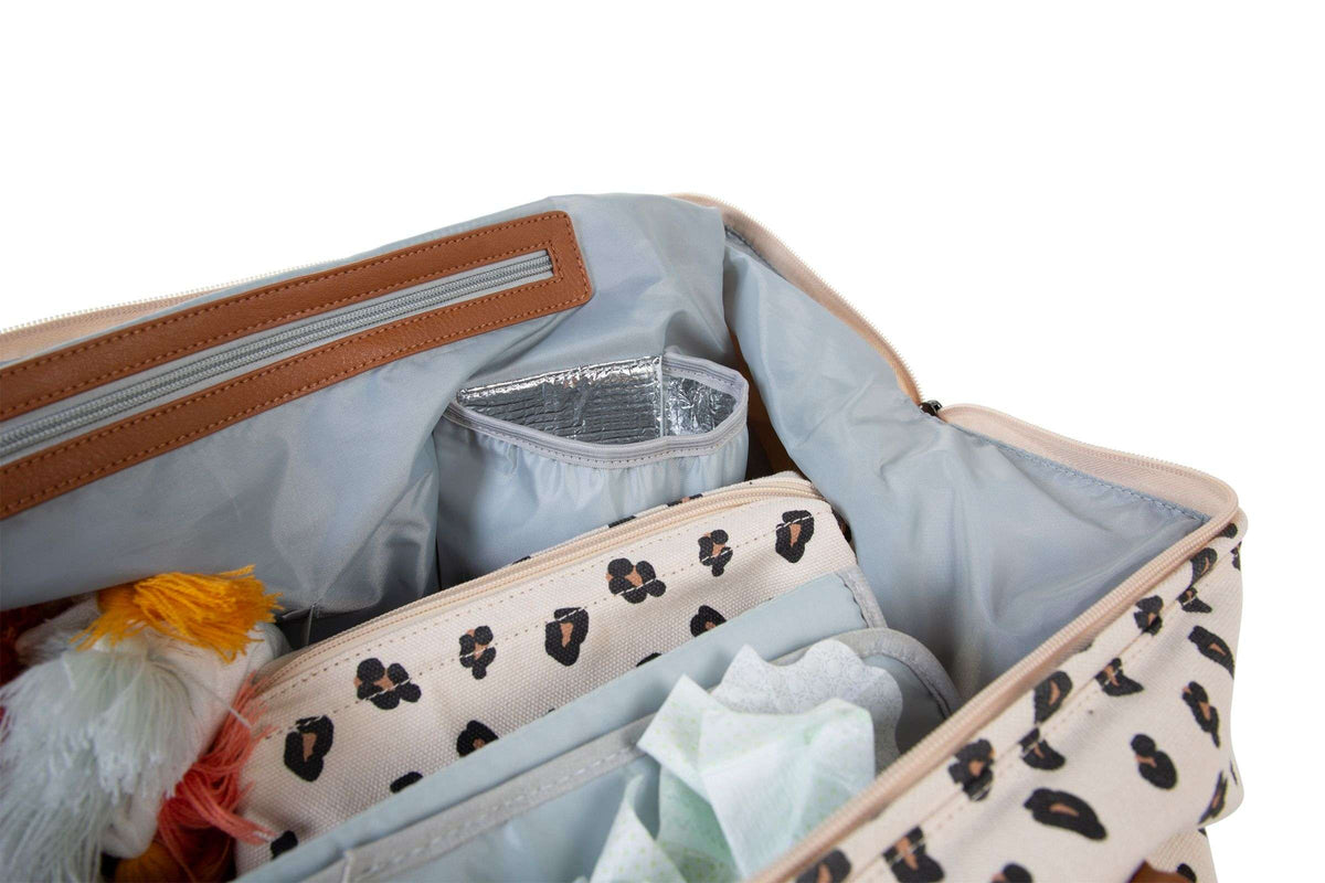 Bold Leopard Print Mommy Bag
