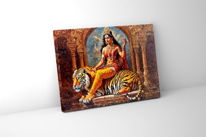 Wall Art -Parvati Canvas Print -Indian Art