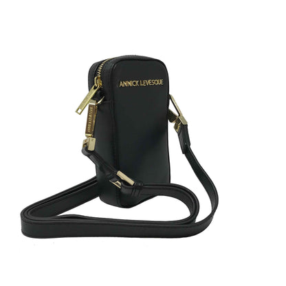 Petit Sac à bandoulière en Cuir Noir | Marie-Pierre