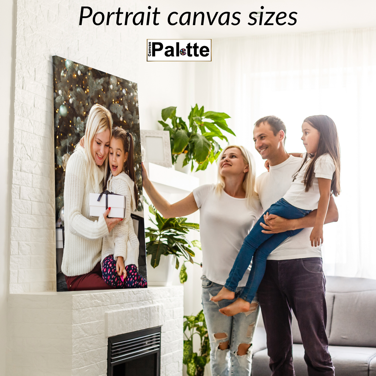 Handcrafted Custom Photo Canvas Print – Portrait