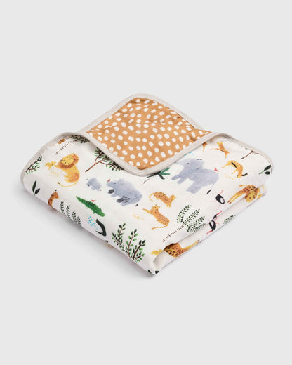Muslin Quilt - Safari Jungle
