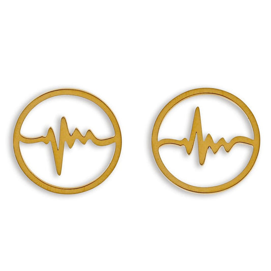 REXON 'Heart-Beat' Stud Earrings
