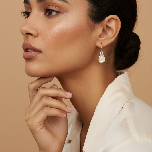 Crystal Teardrop Earrings