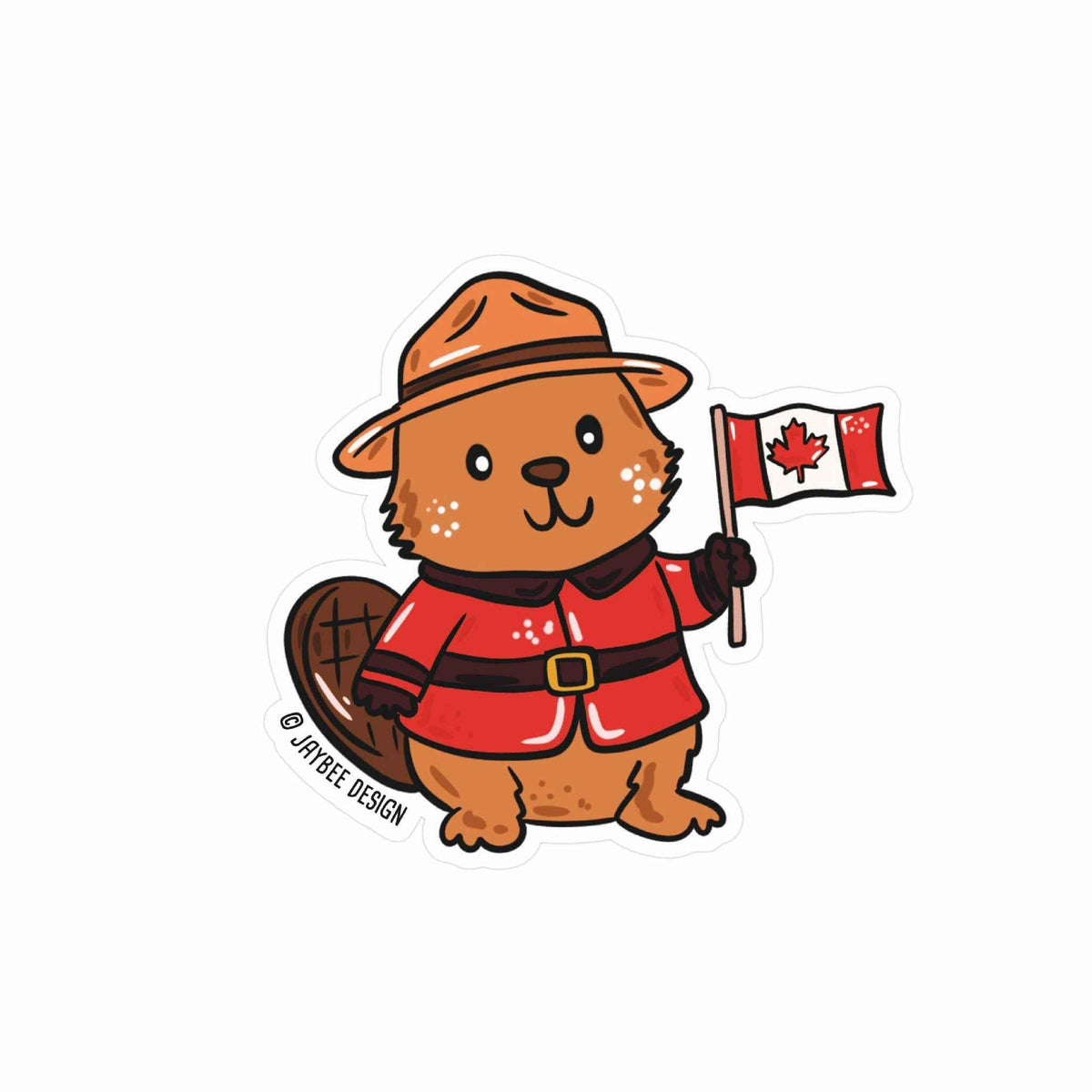 Canadian Mountain Beaver Sticker