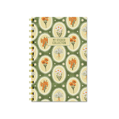 My Sticker Collection Floral Sticker Book