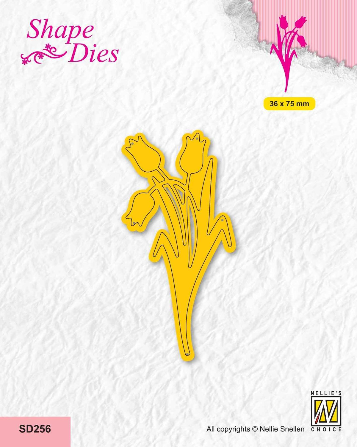 Nellie's Choice Shape Die - Garden - Tulips