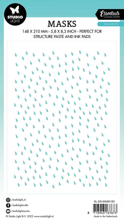 SL Mask Raindrops Essentials 150x210x1mm 1 PC nr.150