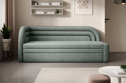 Fabillo Storage Sleeper Sofa - Moss Green