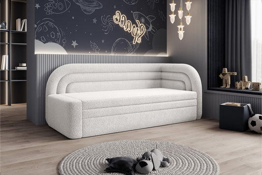 Fabillo Storage Sleeper Sofa - Pearl White