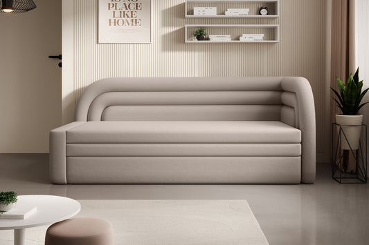 Fabillo Storage Sleeper Sofa - Beige