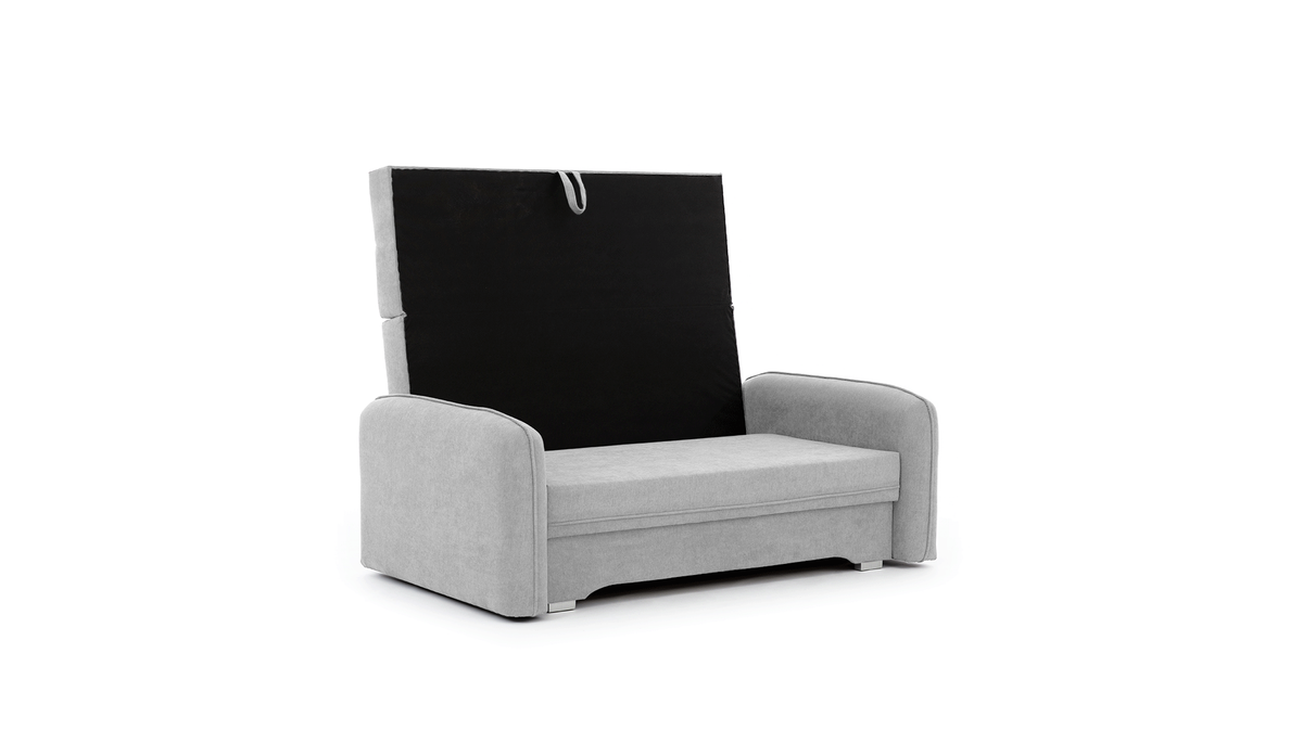 Laine Condo Style 2 Seater Storage Sleeper Sofa - Light Grey