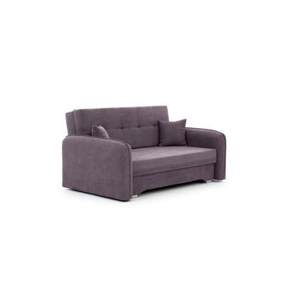 Laine Condo Style 2 Seater Storage Sleeper Sofa - Plum Purple
