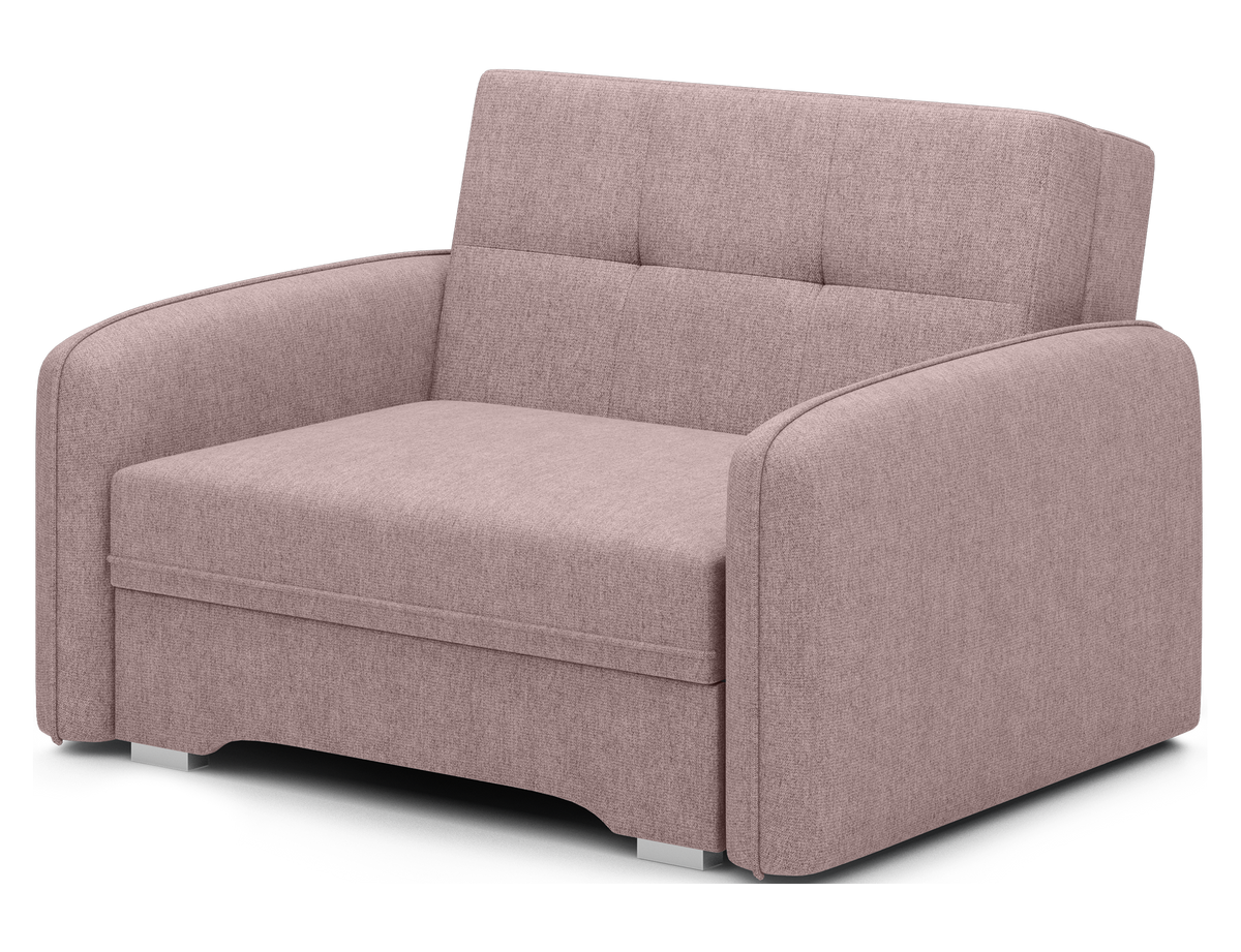 Laine Condo Style 1 Seater Storage Sleeper Sofa - Blush