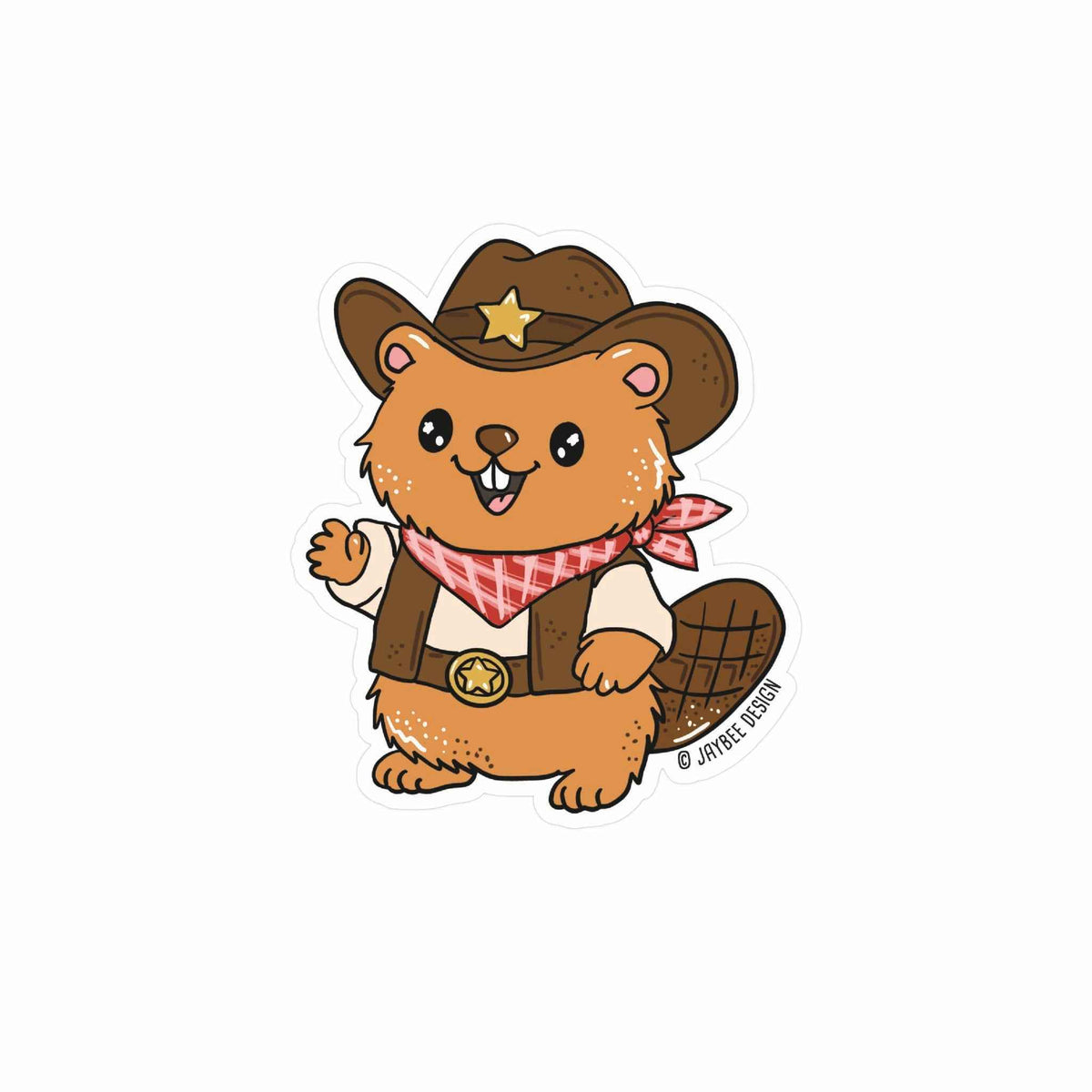 Sheriff Beaver Sticker