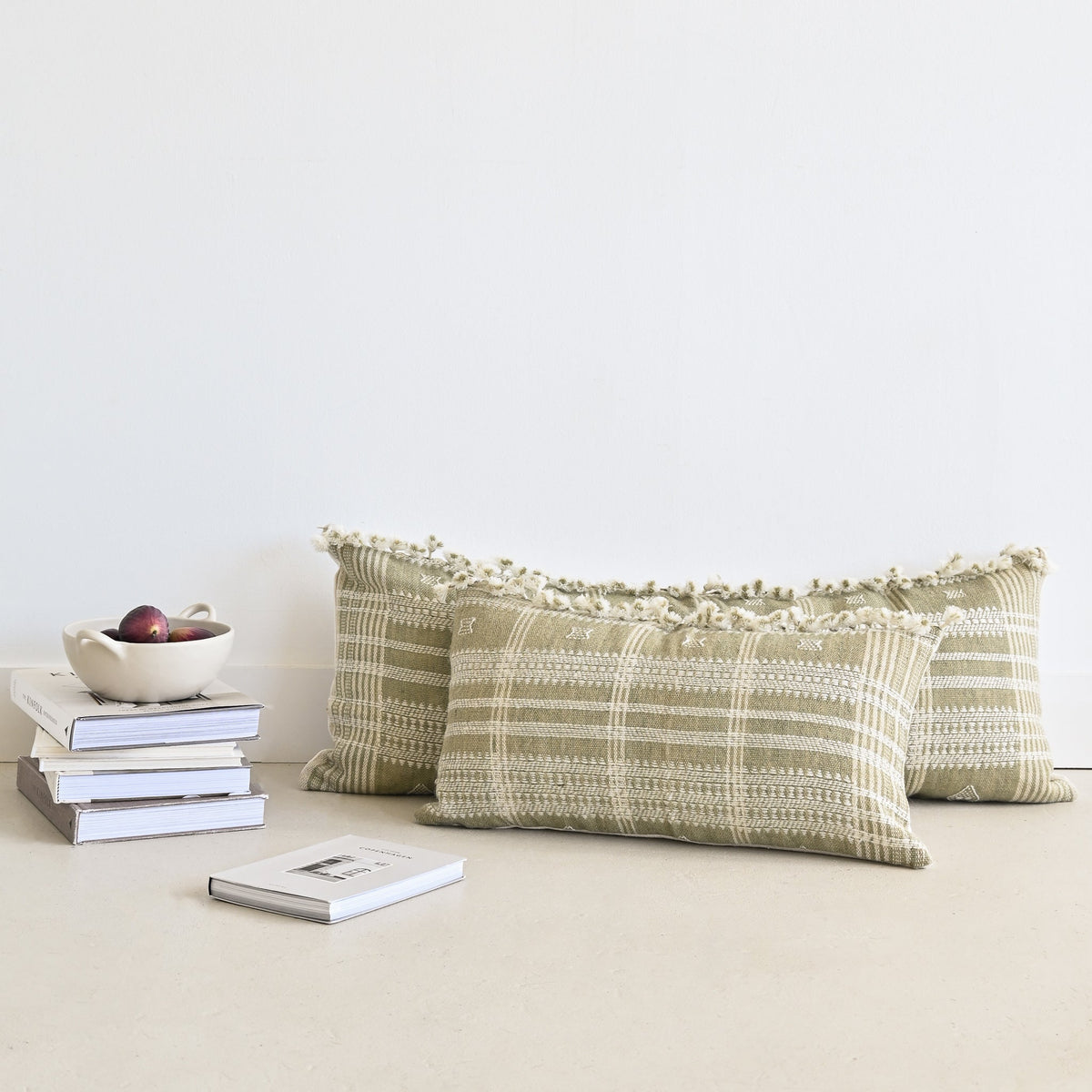 BHUJODI PILLOW COVER - NATURAL
