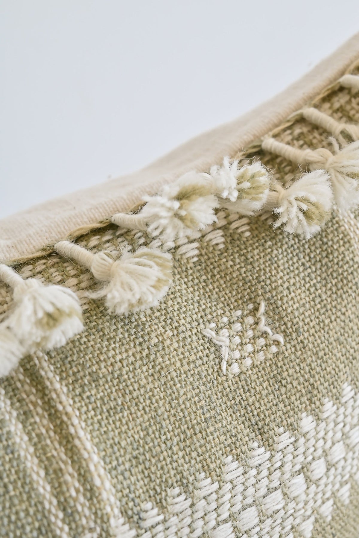 BHUJODI PILLOW COVER - NATURAL