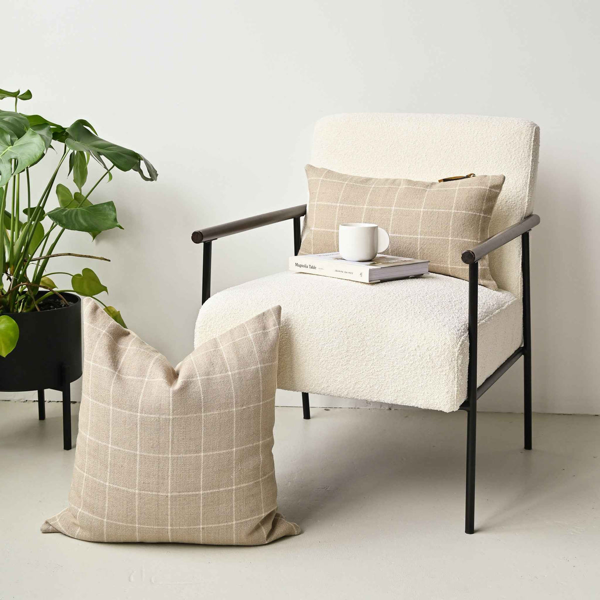 WOOL BLEND PILLOW COVER- ELLEN