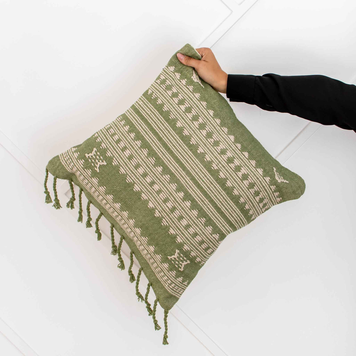 BHUJODI PILLOW COVER - GREEN