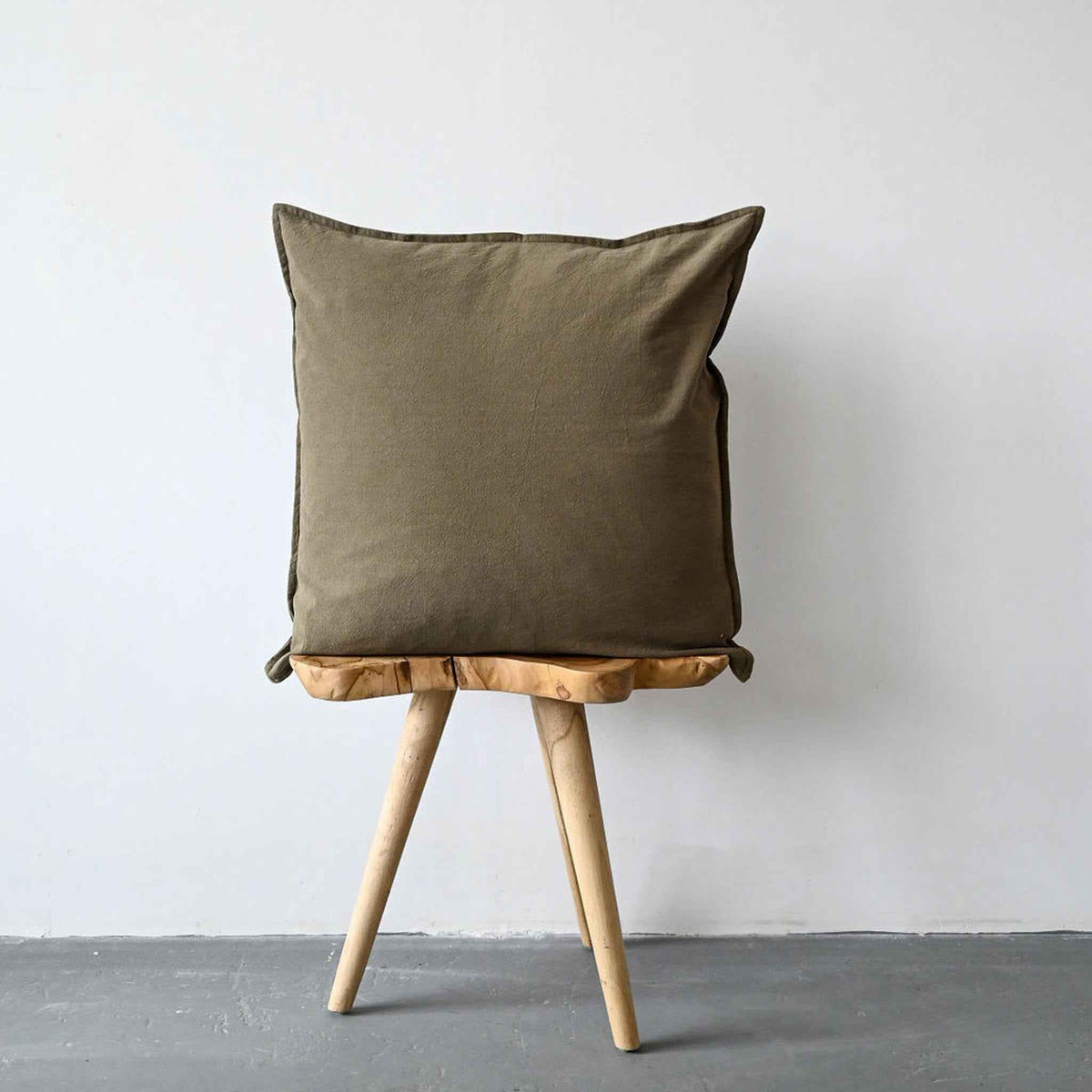 COTTON/ LINEN - OLIVE