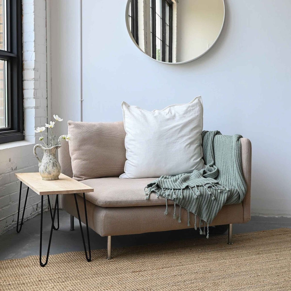 COTTON/ LINEN - WHITE